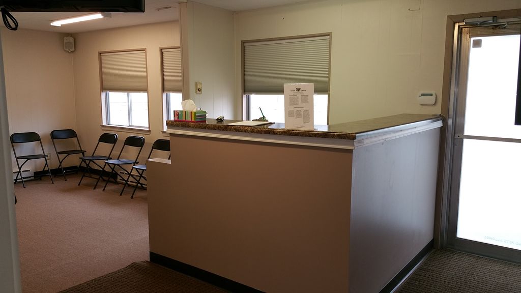 Our front desk, where our clients are warmfully we
