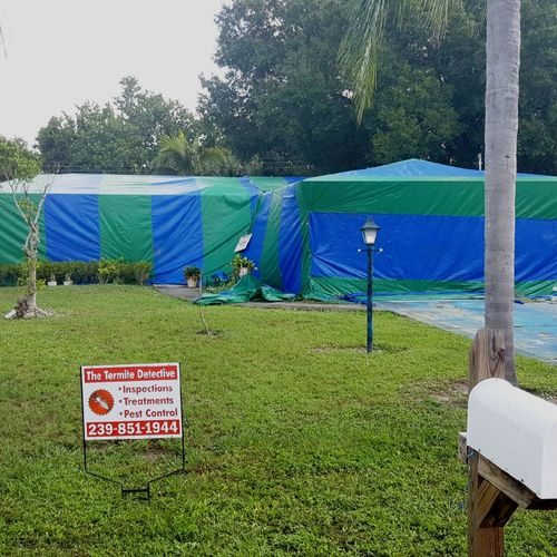 Typical Tenting for Fumigation