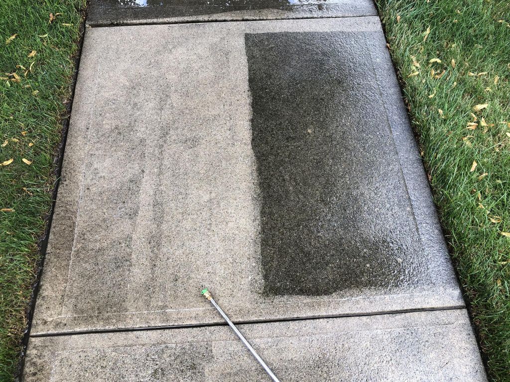 Right side is unwashed.