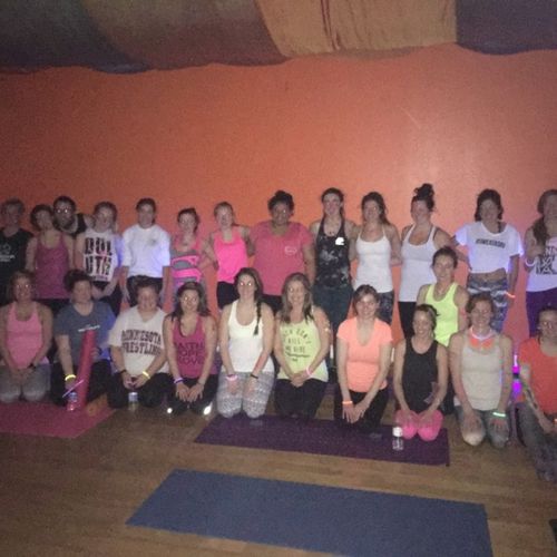Glow yoga event ( oct 2016)