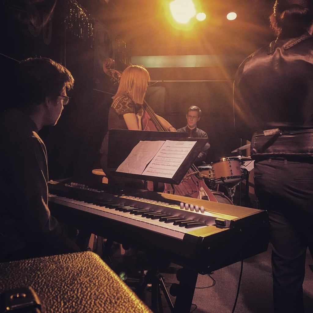 The University of Utah Jazz Quintet performing at 