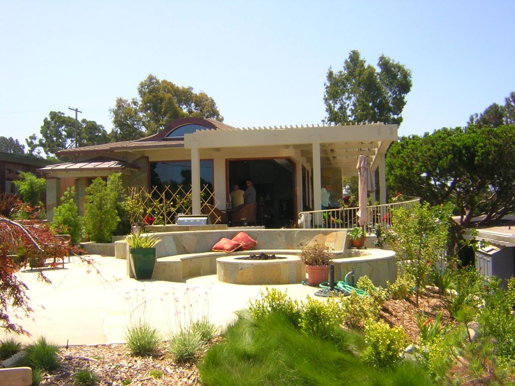 Del Mar residence.  Custom residence and Landscape