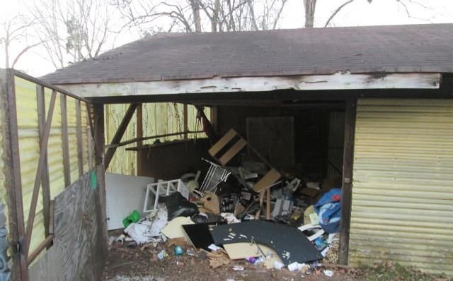 Before - Garage  / Shed Clean Out