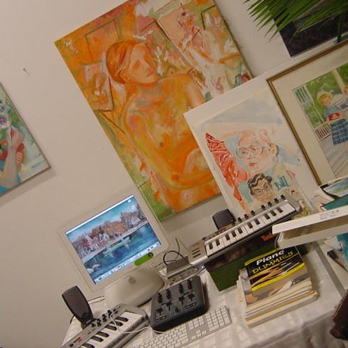 My studio space