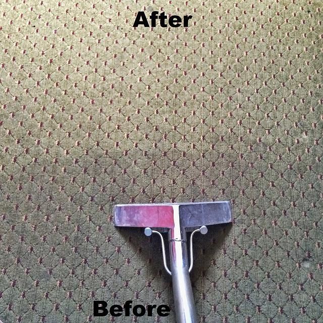 Carpet cleaning at a motel