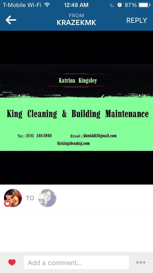 King cleaning & Building Maintenance