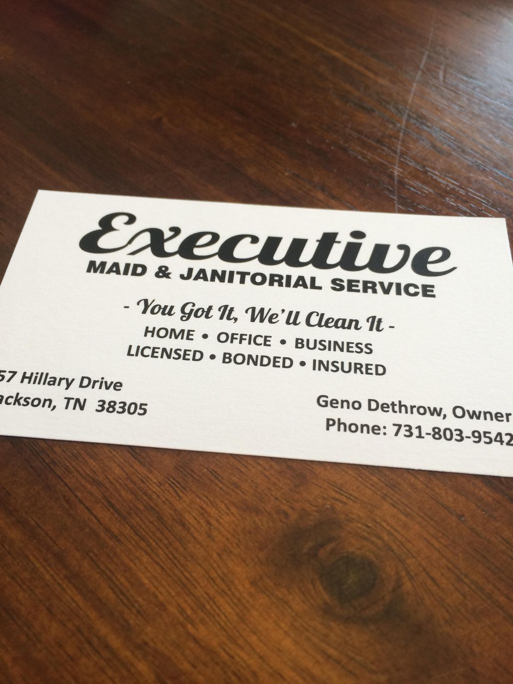 Executive Maid and Janitorial