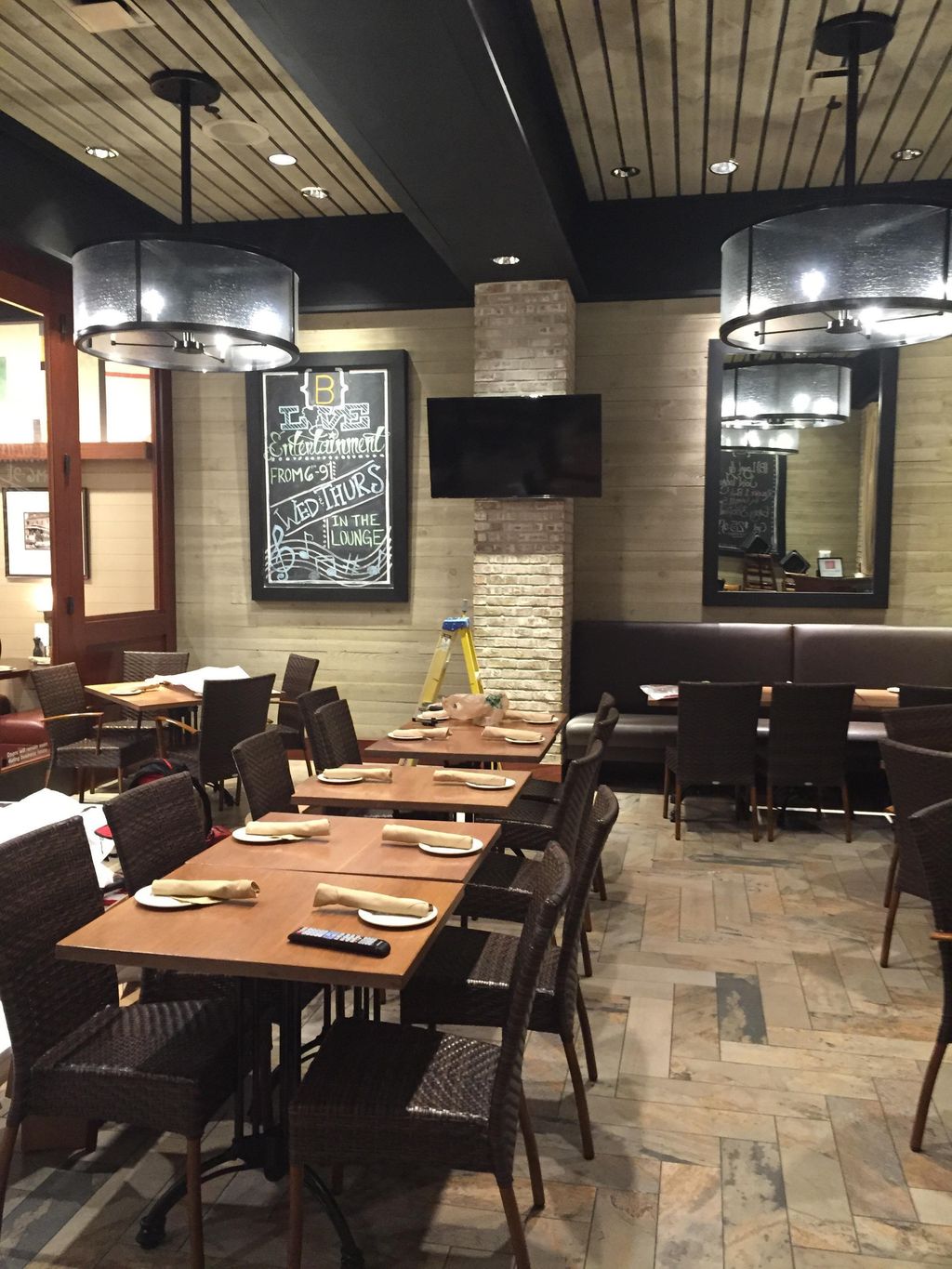 TV Install at Burtons Grill