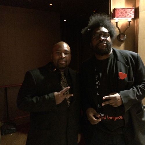 had the privilege of working with QuestLove from T