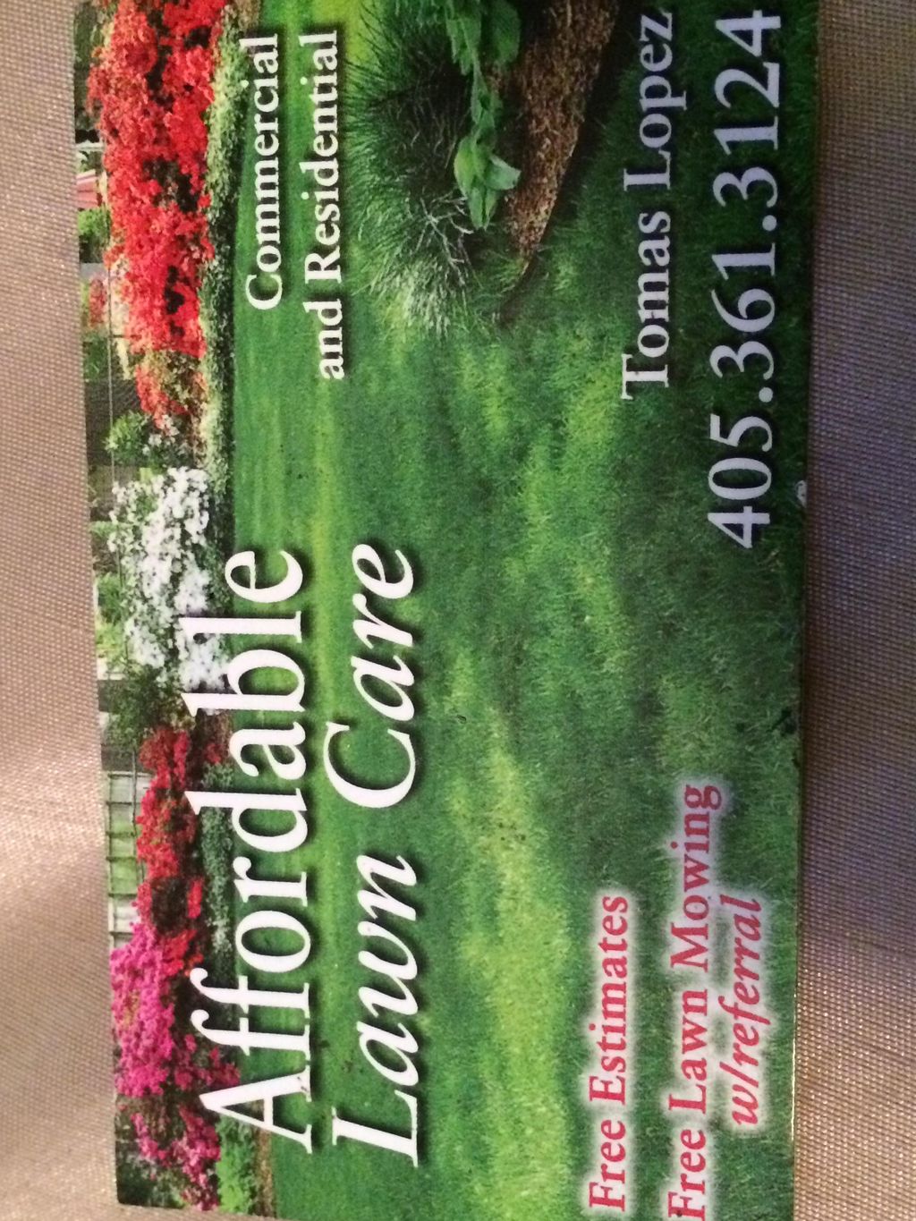 Affordable lawn care and landscaping