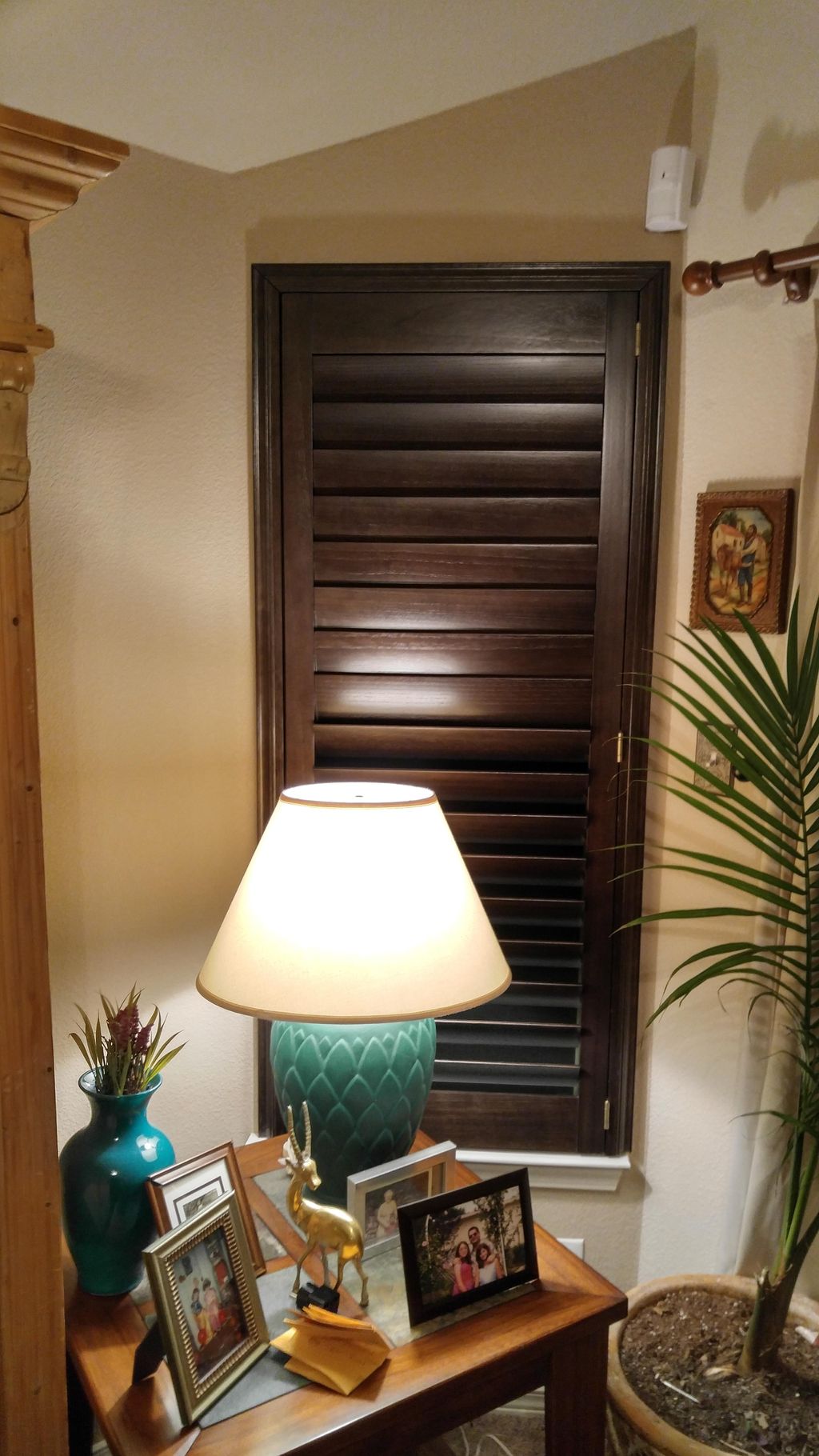 Wood Stained Shutters