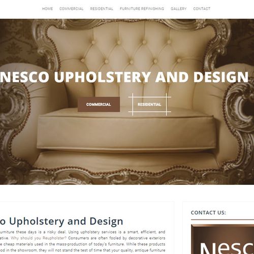 Nesco Upholstery, Web Design and Marketing