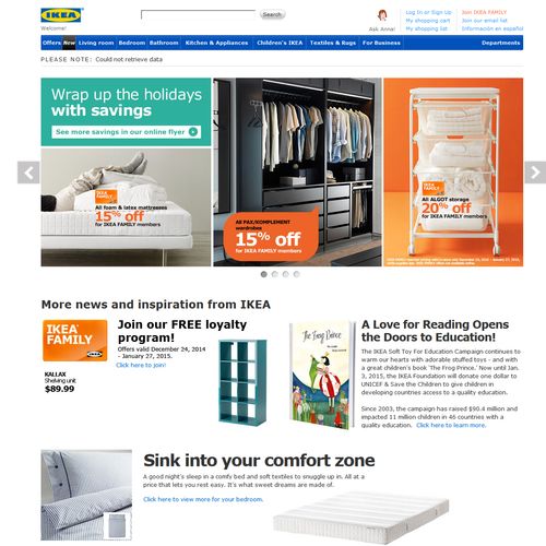 UX Experience for IKEA.com