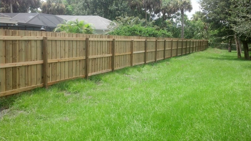 6' board on board for complete privacy.