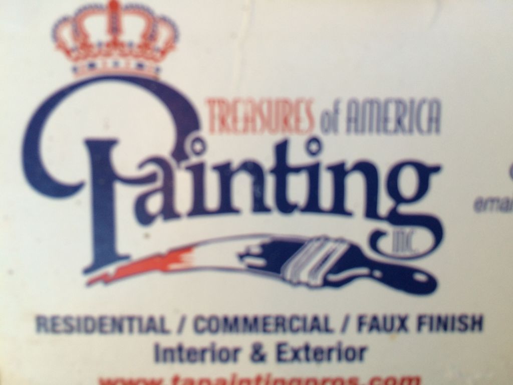 Treasures of America Painting, Inc. Lic. #946397
