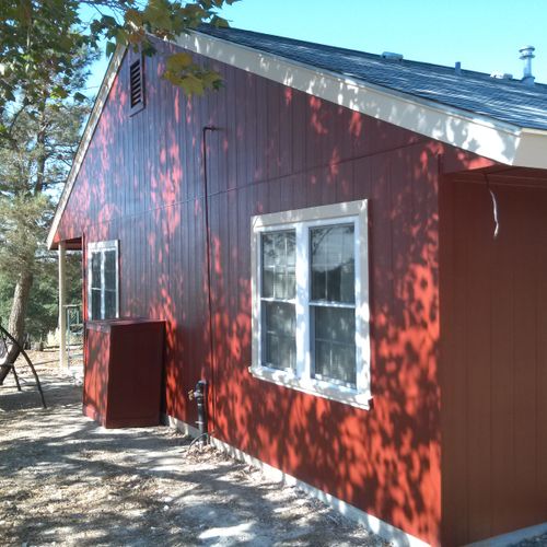 2015: AFTER picture of exterior house wood siding 