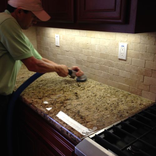 Counter top Cleaning