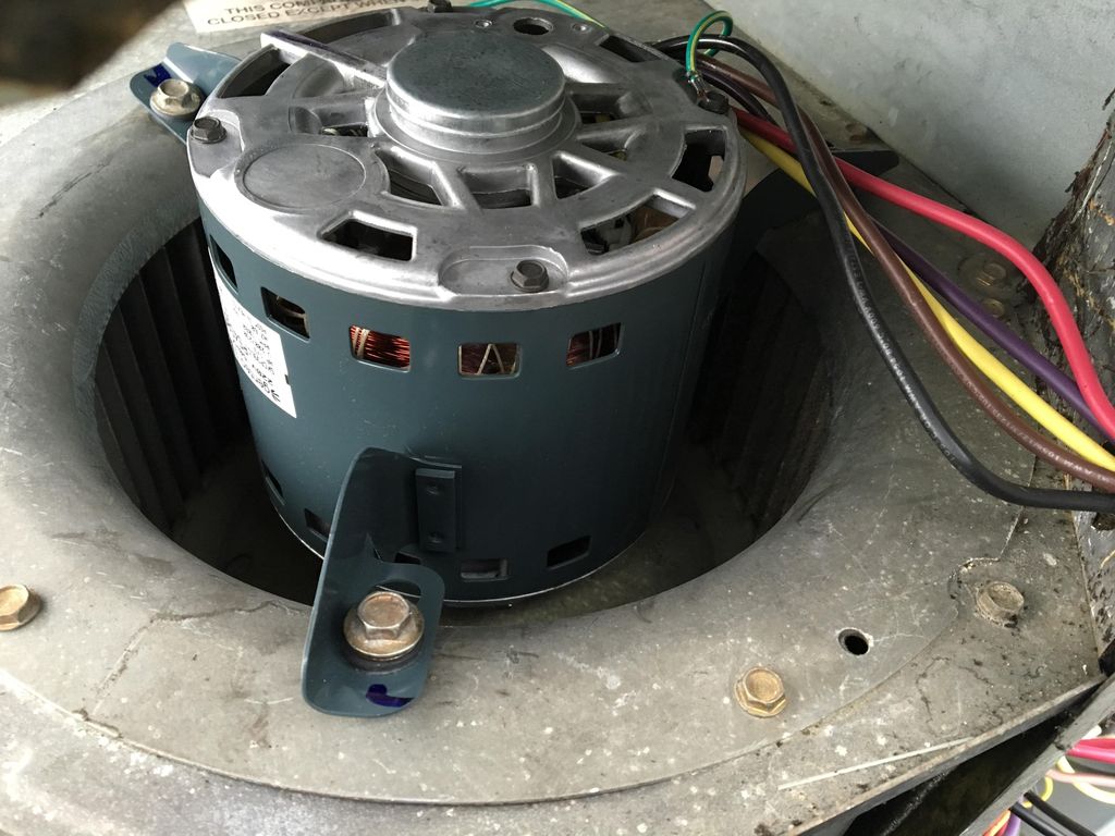 Re-wired and installed brand-new blower motor for 