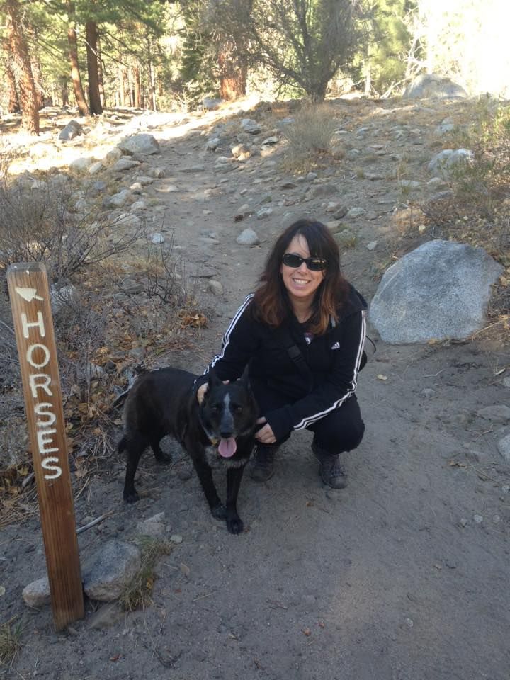 Zoe loves walks in quiet areas!
