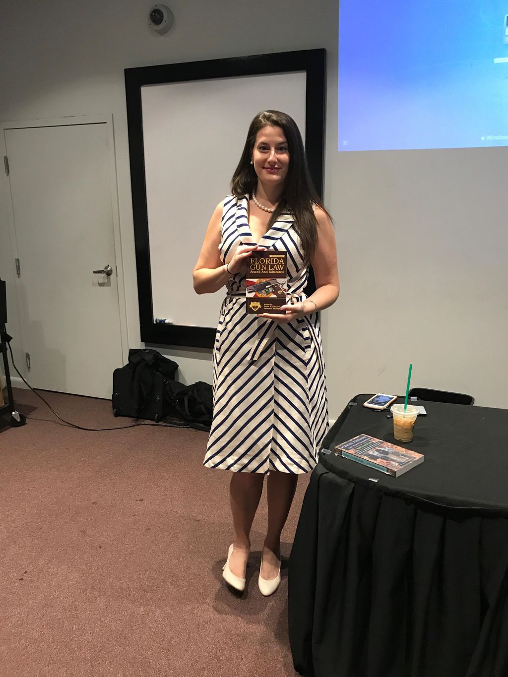 Attorney Julie Pagni Teaching seminar on gun law 