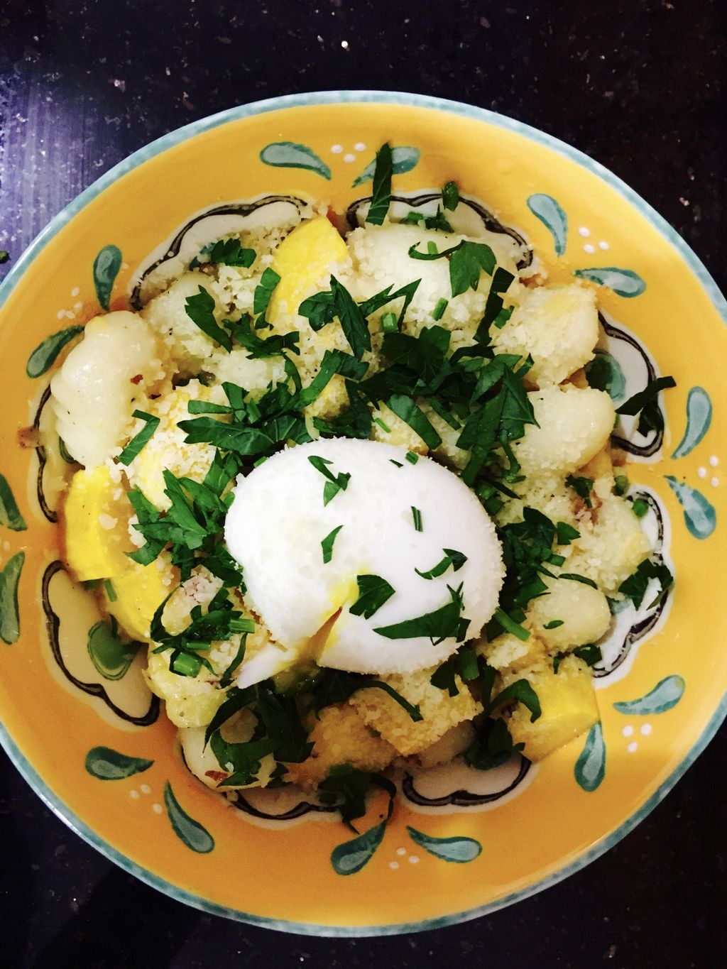 Brown Butter Gnocchi with Summer Squash, Almonds a