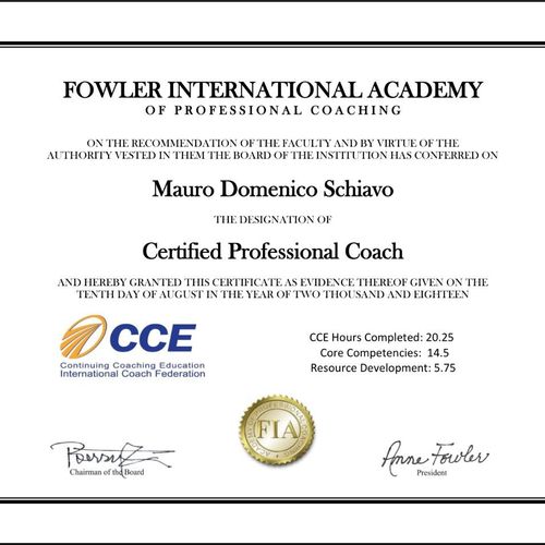 My Life Coach Certification