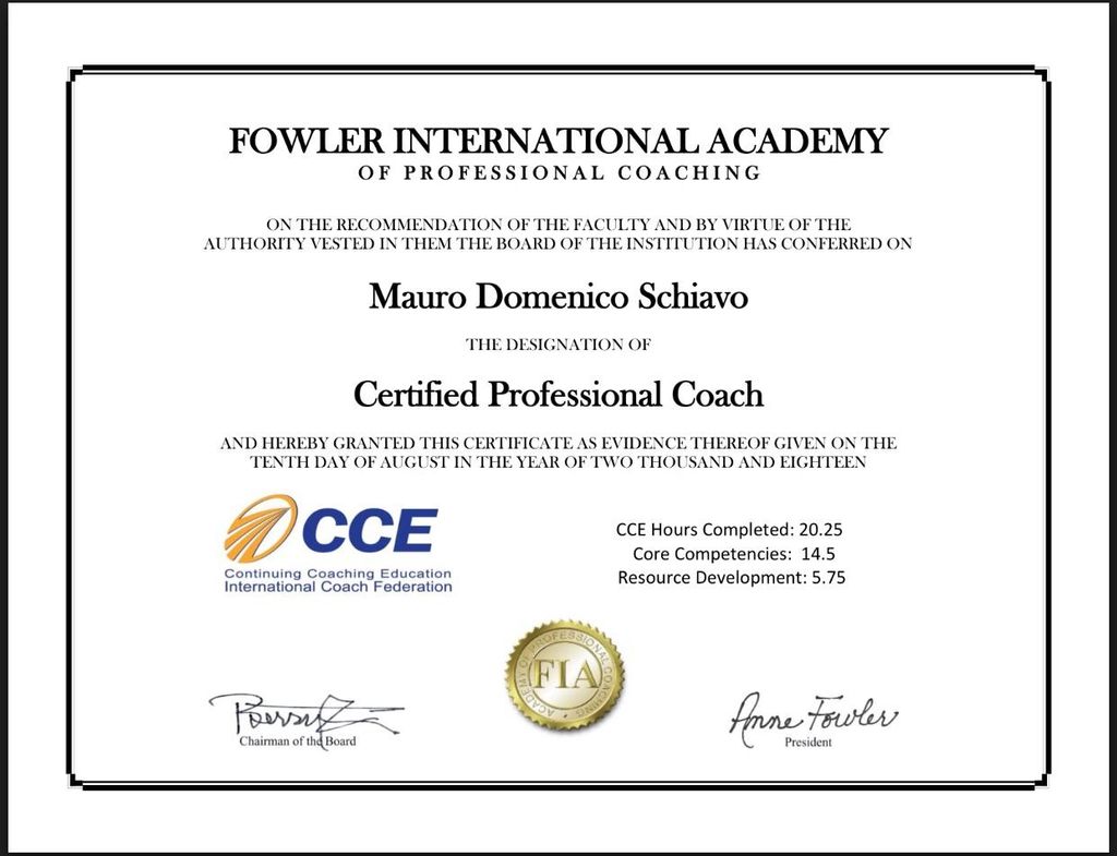 My Life Coach Certification