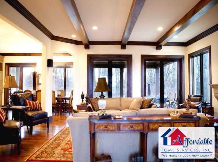 Indoor paint job by Affordable Home Services, Inc.