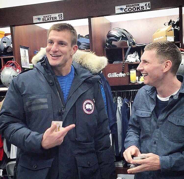 Rob Gronkowski and John