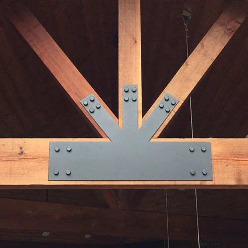 These truss brackets turned out beautiful! 
