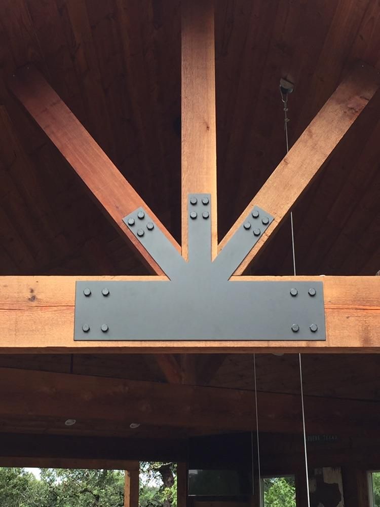 These truss brackets turned out beautiful! 