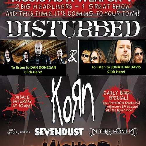 Korn & Disturbed Email Blast