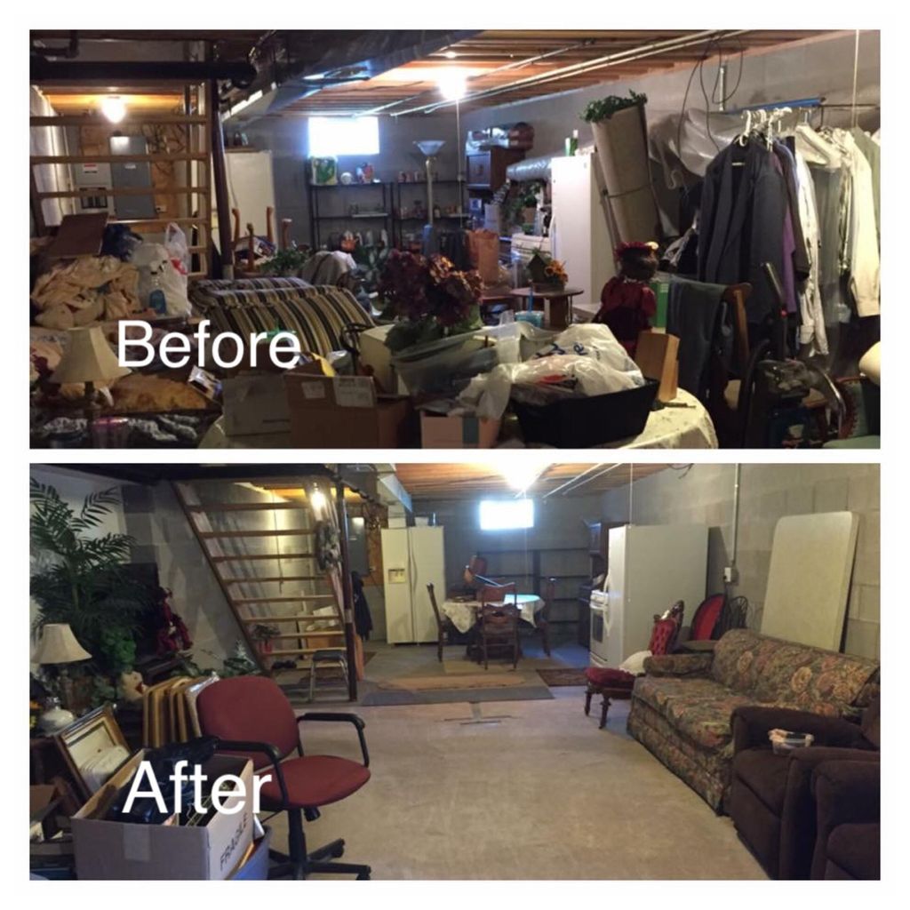 Basement Clean Out/Organize