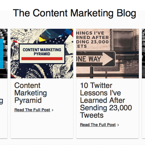 The Content Marketing Blog where I share my though