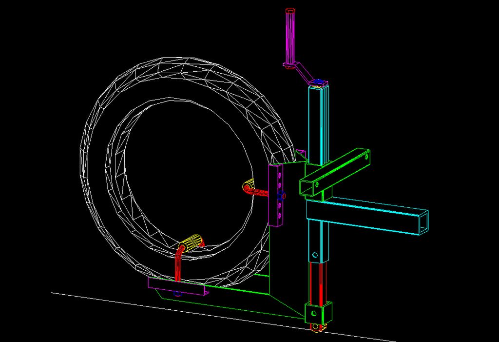 Here is a universal motorcycle towbar that I desig