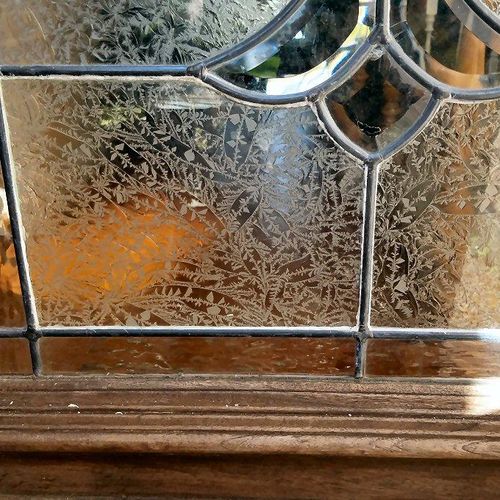 Leaded glass repaired