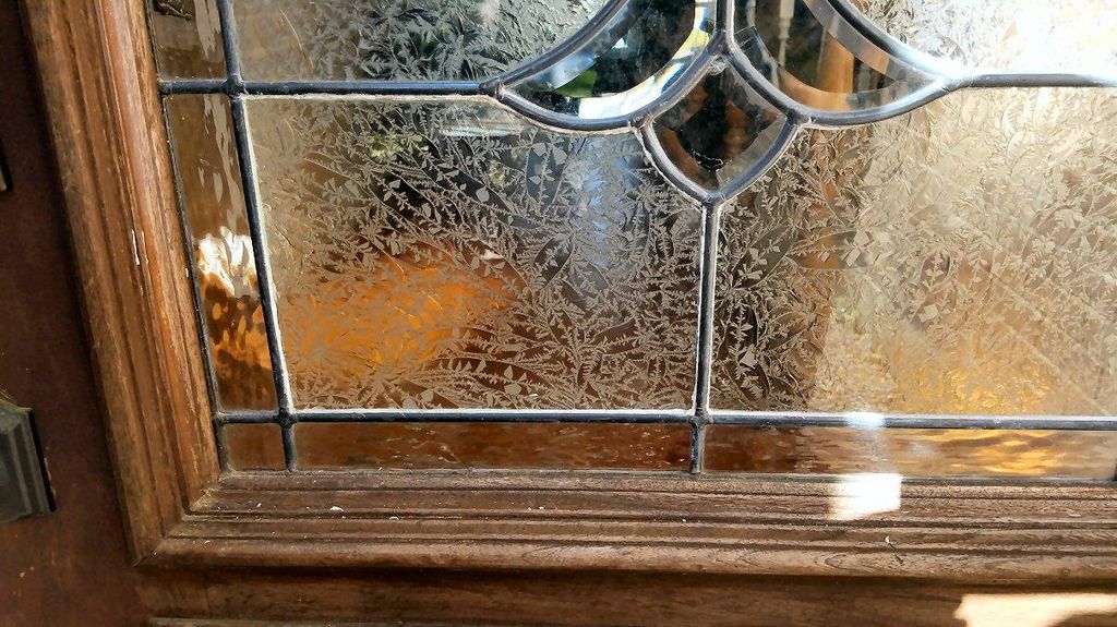 Leaded glass repaired