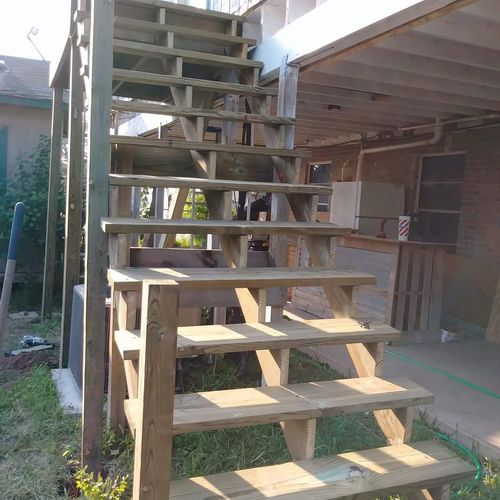 Outdoor stairs