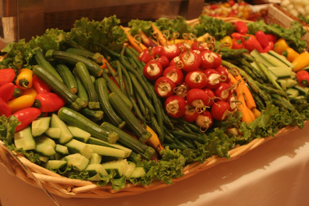 Raw Veggie Display