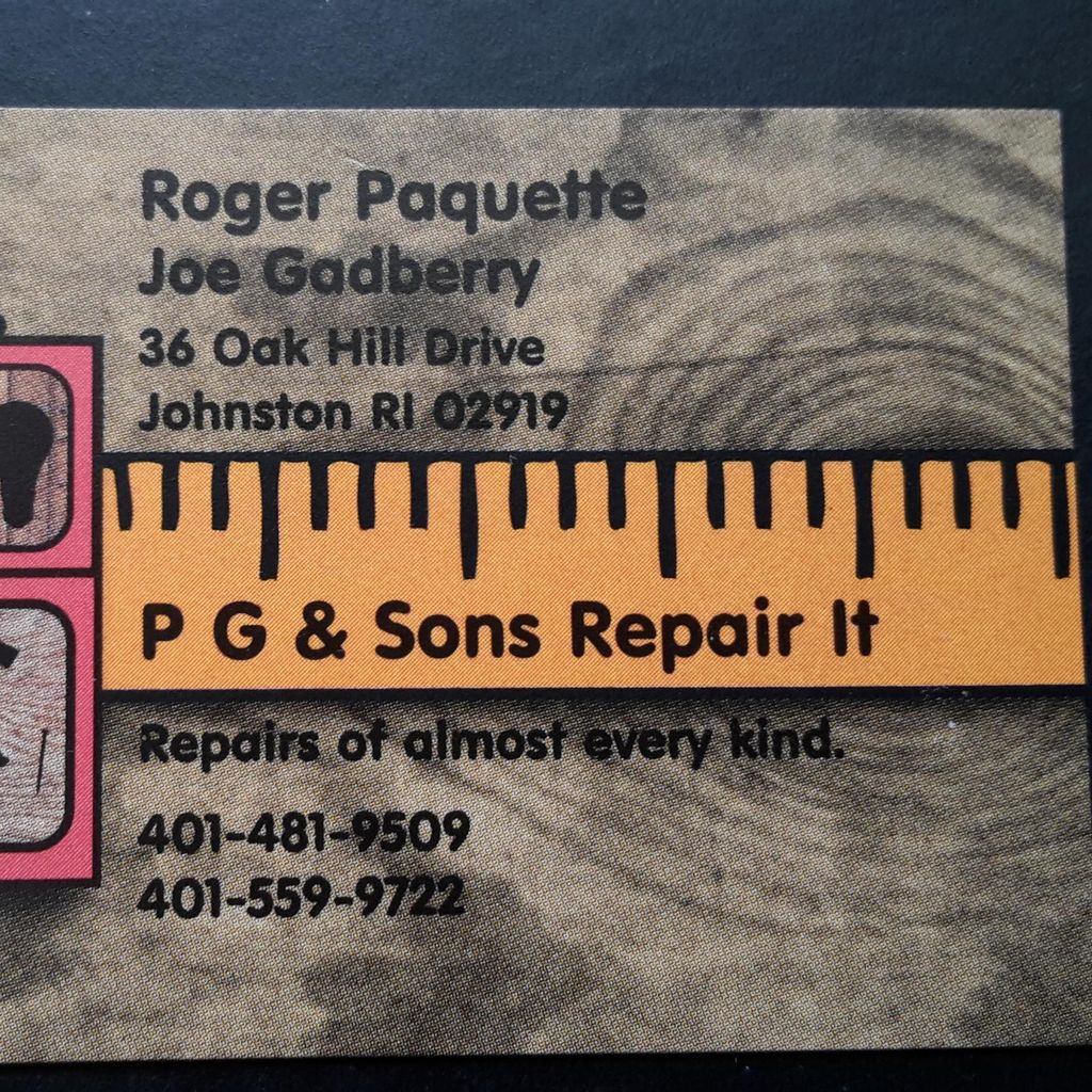 PG and Sons Repait It
