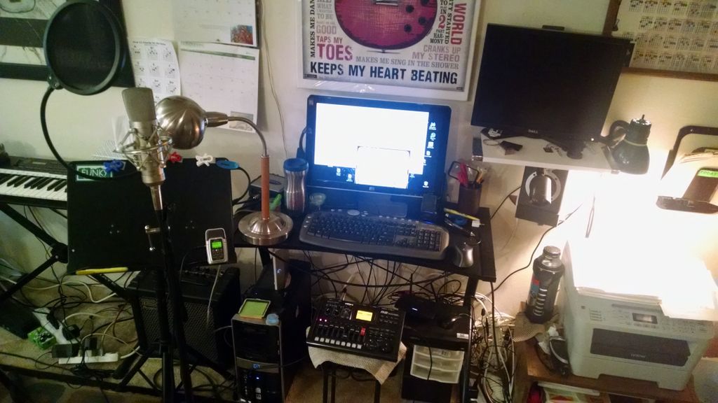 My studio recording setup