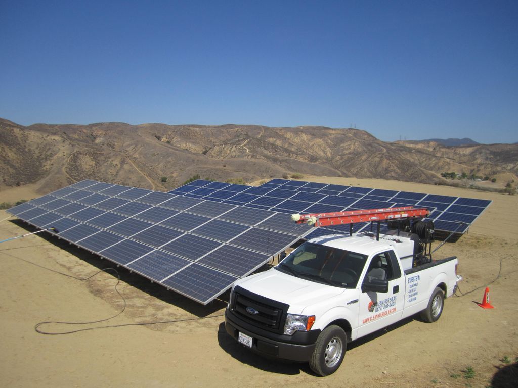 Solar Farm 2/3 of the way to being cleaned.