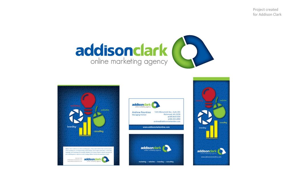 Logo, Banner, Advertisement, Business Cards for Ma