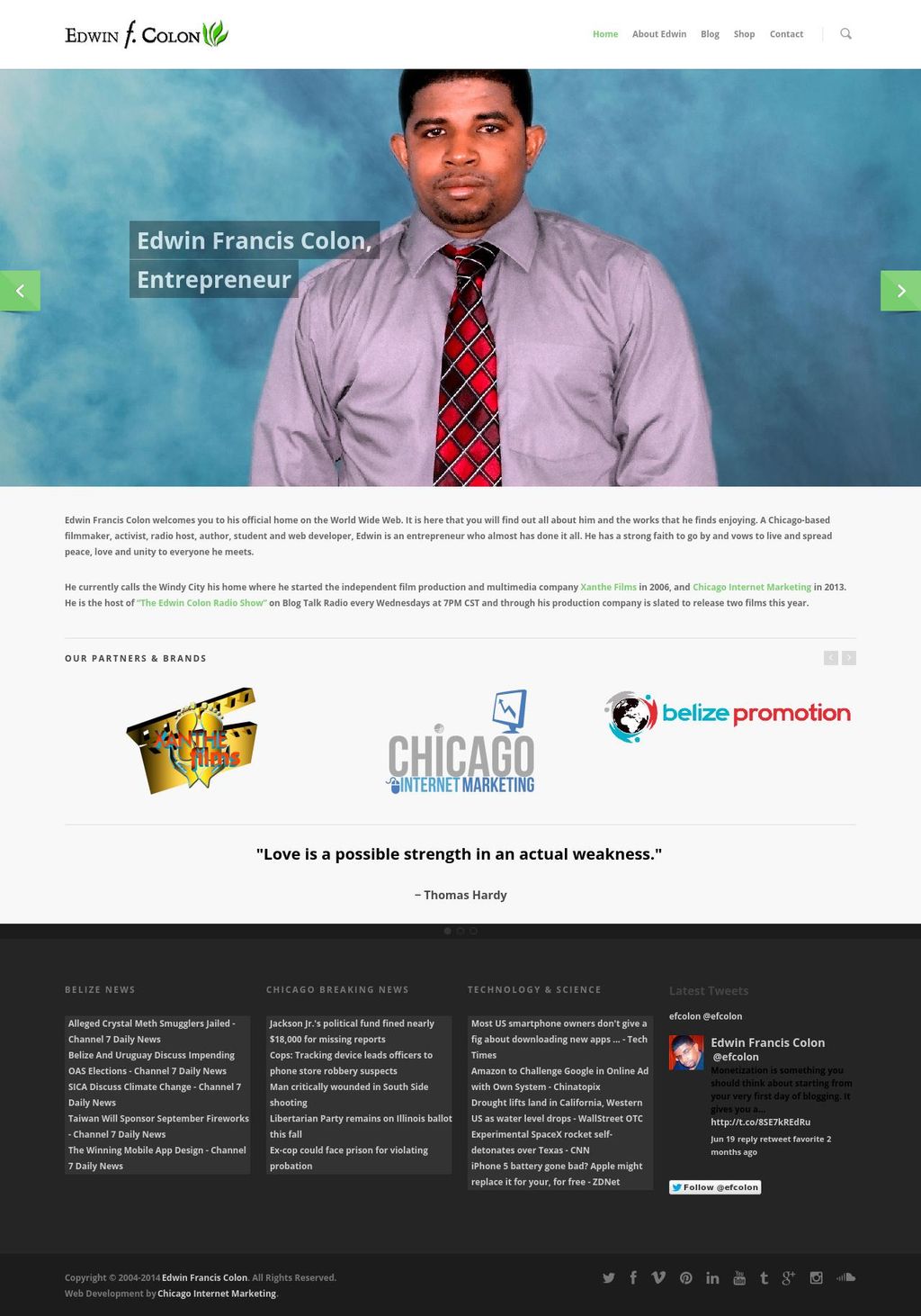 Edwin Colon Official Site
Wordpress