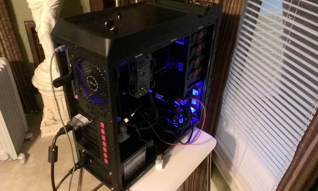 Delivering a custom build PC.