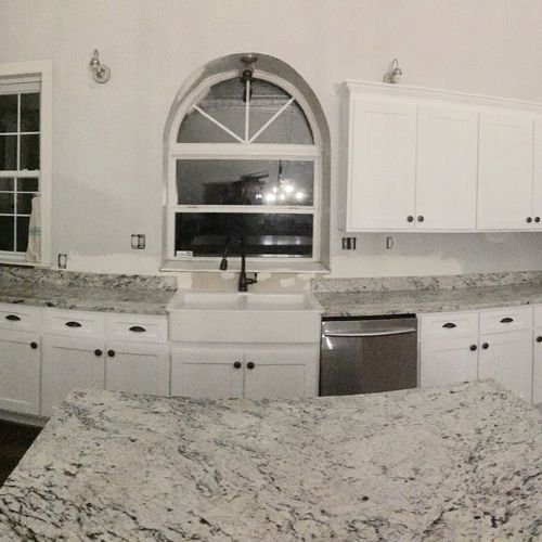 Custom kitchen. We fabricated the entire kitchen i