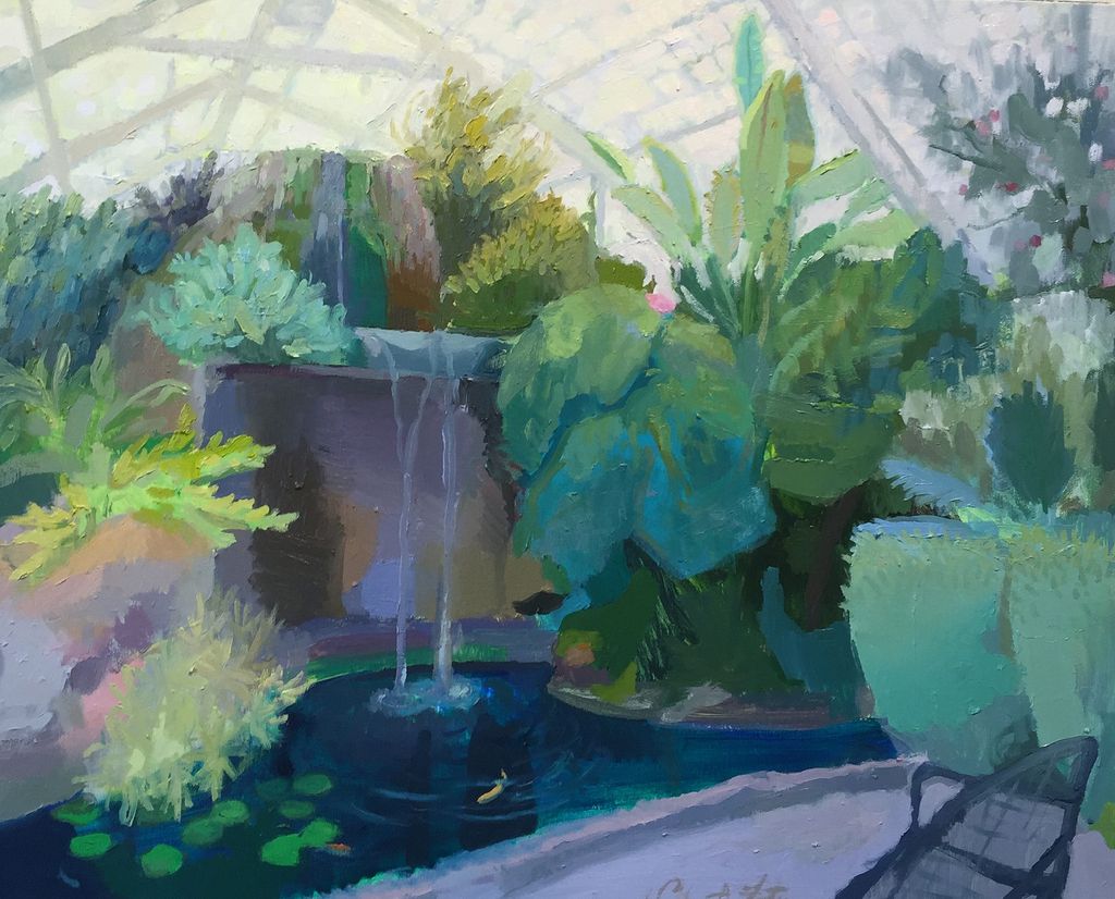 Garfield Conservatory
Oil on canvas
20"x28"