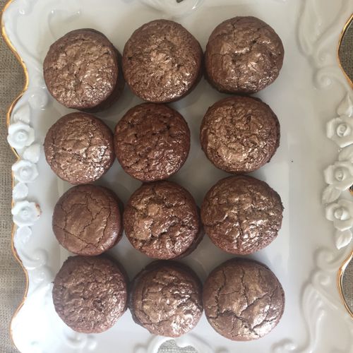 Gilded Chocolate Ganache Macaron Cookies- Custom f