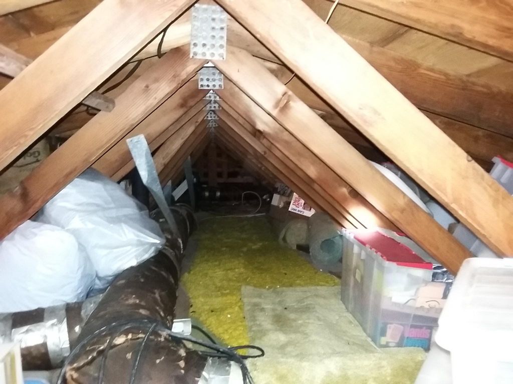 Typical Attic Before Insulsafe SP