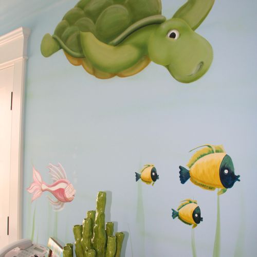 Children's room mural....This mural is located nea